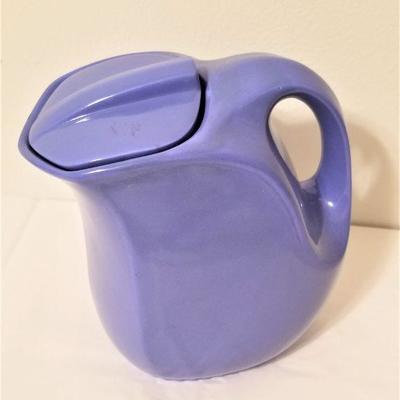 Lot #24 HALL Vintage Blue pitcher - made for Montgomery Ward