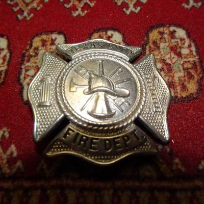 Texas City Fire Department Badge Pin