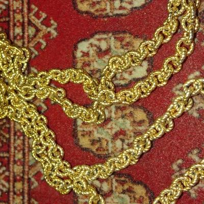 Gold Filled Chain Drop Necklace