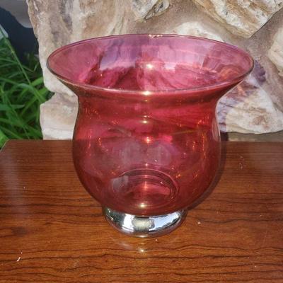 Italy Vase Red