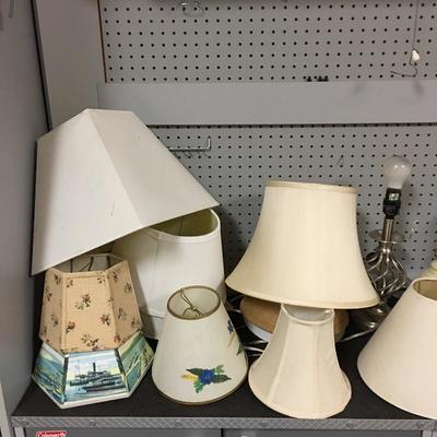 Lot 198 - Lamps & Shades 