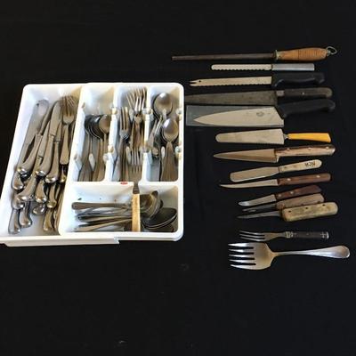 Lot 201 - Flatware & Knives