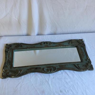 Lot 202 - Wooden Framed Mirror 