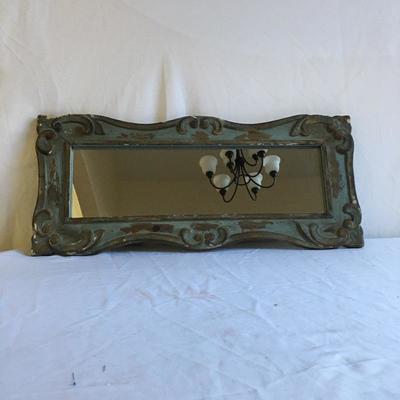 Lot 202 - Wooden Framed Mirror 
