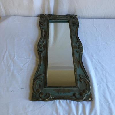 Lot 202 - Wooden Framed Mirror 