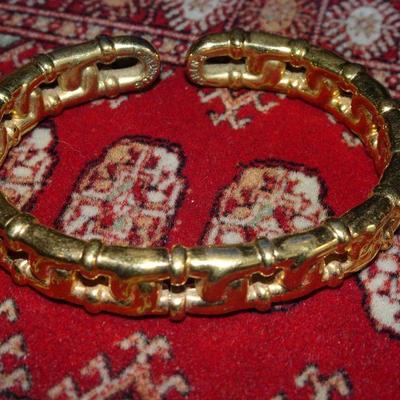 Joan Rivers Gold Tone Cuff Bracelet
