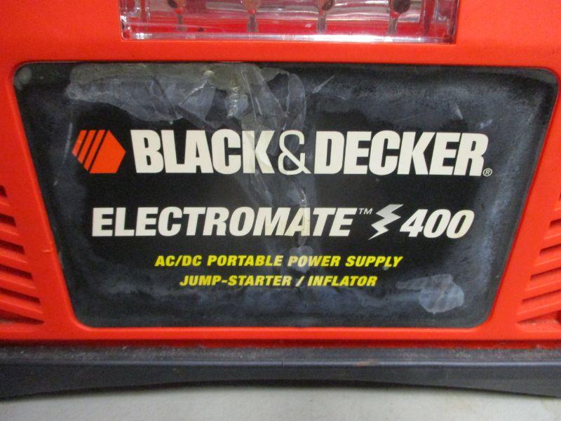 Sold at Auction: Black & Decker Electromate Portable Power Station