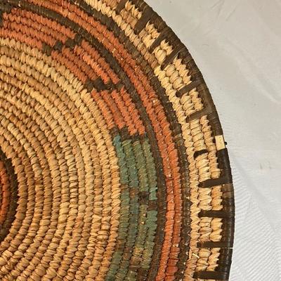 Native American Southwest Woven Shallow Bowl