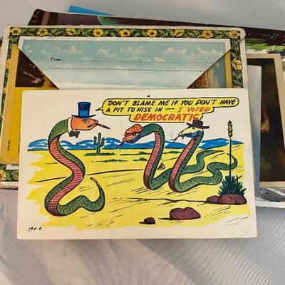Large Mixed Lot of Vintage Postcards