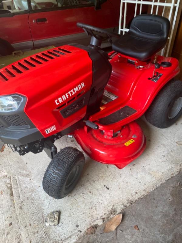 Lot 608 NEW Craftsman T110 42” Riding Mower