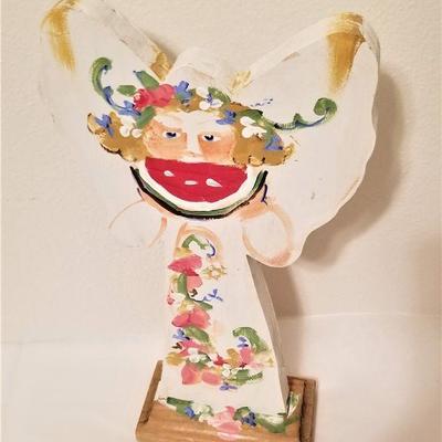 Lot #46  Watermelon Angel by New Orleans artist - handpainted