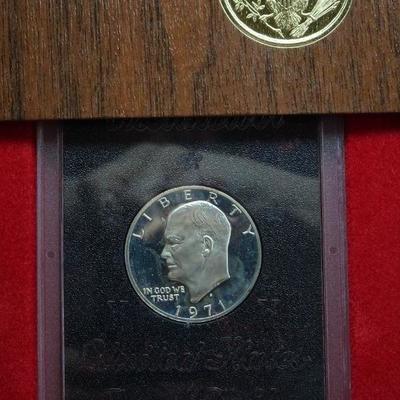 1971 Eisenhower Proof Dollar Coin, Packaged by US Mint Lot R-15