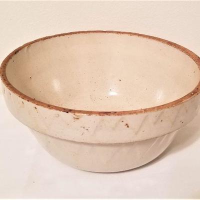Lot #56  Antique Stoneware Mixing Bowl