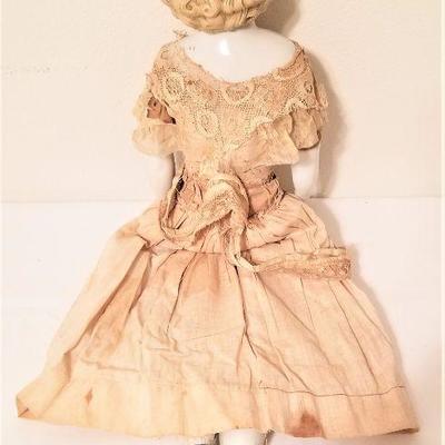Lot #62  Antique China Head doll - late 19th century