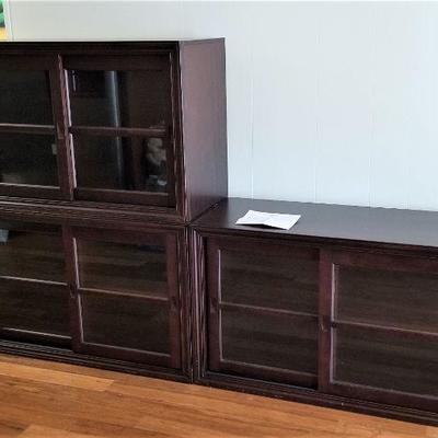 Lot #73  Pottery Barn Winslow 42" Media Center - Gently Used
