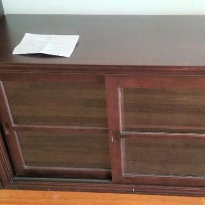 Lot #73  Pottery Barn Winslow 42" Media Center - Gently Used