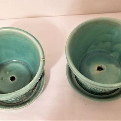 Lot #79  Pair of Vintage McCoy Pottery Planters