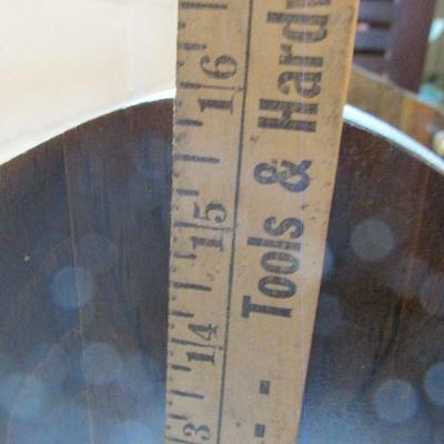 3-041 Vintage Wooden Magazine Holder 
