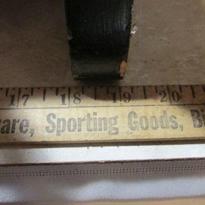 3-041 Vintage Wooden Magazine Holder 