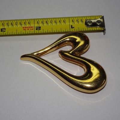 Gold Heart Pin 