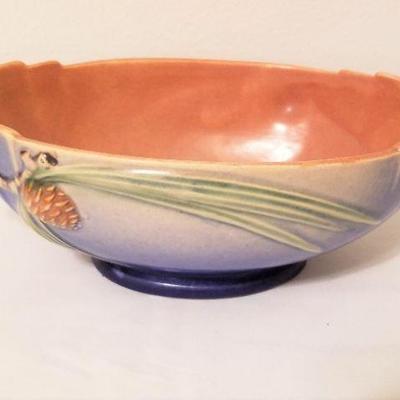 Lot #86  ROSEVILLE Pinecone bowl - #279-9"