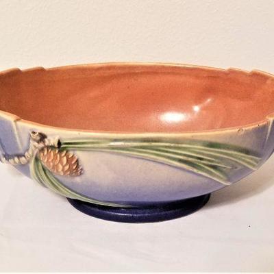 Lot #86  ROSEVILLE Pinecone bowl - #279-9"