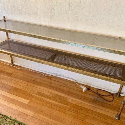LOT 39 TWO TIER NARROW CONSOLE TABLE PRICE DROP!