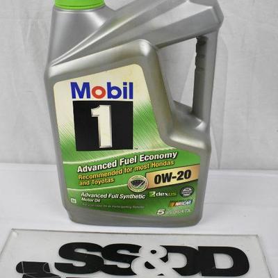 Mobil 1 Advanced Full Synthetic Motor Oil 0W-20, 5 qt. - New