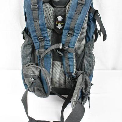 Ozark Trail Hiking Backpack Eagle, 40L Capacity, Blue - New