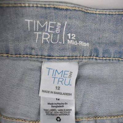 Women's Denim Shorts by Time & Tru. Light Blue size 12 - New