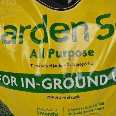 Miracle-Gro Garden Soil All Purpose for In-Ground Use, 1 cu. ft. - New
