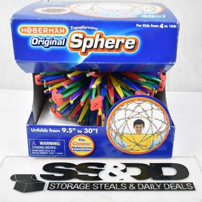 Hoberman Sphere Rings Toy, $33 Retail - New