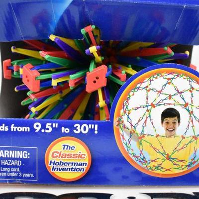 Hoberman Sphere Rings Toy, $33 Retail - New