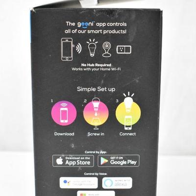 Merkury Innovations A21 Smart Light Bulb, 75W Color LED, 1-Pack. Open Box - New