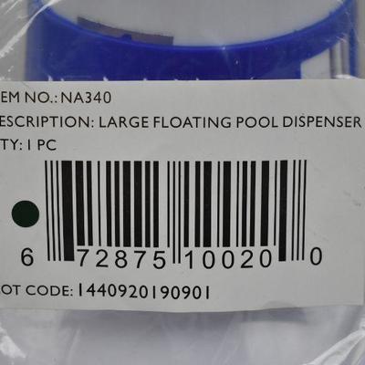 Large Floating Chlorine Dispenser for Pools - New