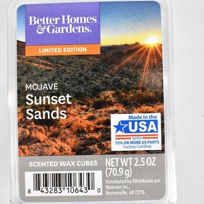 Mojave Sunset Sands Scented Wax Melts, BH&G, 2.5 oz (4-Pack) - New