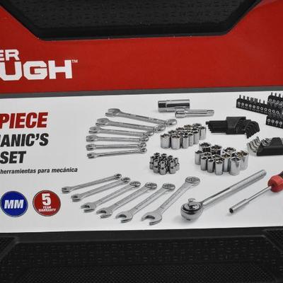 Hyper Tough 113 Piece Mechanics Tool Set UJ5390TA - New