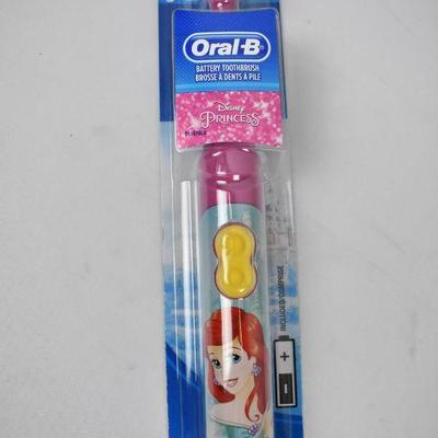 4pc Bath, Oral-B Princess Toothbrush,  & 17x36