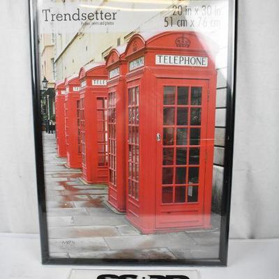 Mainstays 20x30 Trendsetter Poster and Picture Frame, Matte Black - New