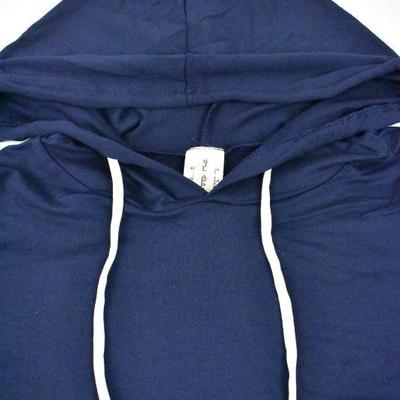 2 pc AthLeisure Outfit. Navy w/ White, size Medium, Super Soft - New
