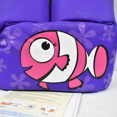 Puddle Jumper Float for Kids 30-50 pounds, Purple & Pink - New