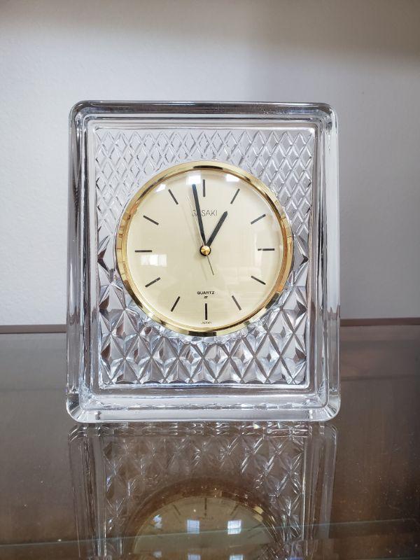 Lot 41 Sasaki Glass Clock