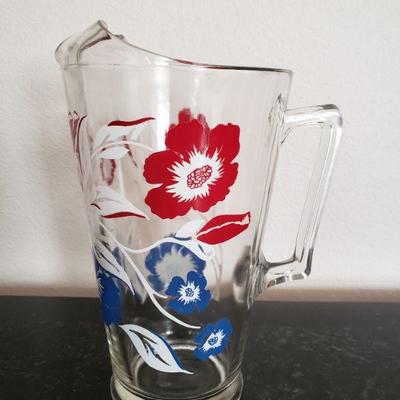 Lot 176: Red, White &Blue Pitcher