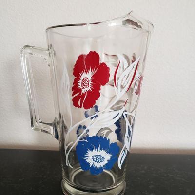 Lot 176: Red, White &Blue Pitcher