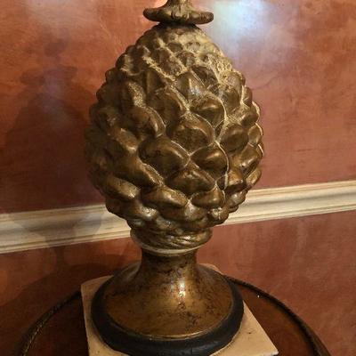D2: Cast Pinecone Statuette