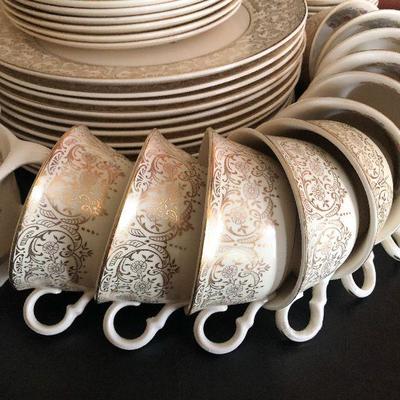 D11: Limoges Royal Lyric 22k Gold Gilded Serving Pieces and more!