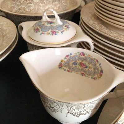 D11: Limoges Royal Lyric 22k Gold Gilded Serving Pieces and more!
