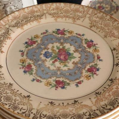 D11: Limoges Royal Lyric 22k Gold Gilded Serving Pieces and more!
