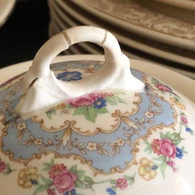 D11: Limoges Royal Lyric 22k Gold Gilded Serving Pieces and more!