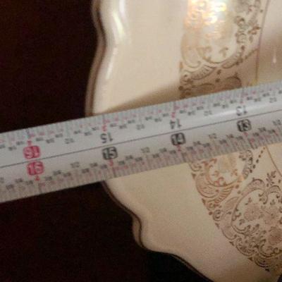 D11: Limoges Royal Lyric 22k Gold Gilded Serving Pieces and more!